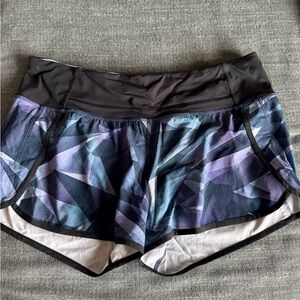 Lululemon Women's Geometric Patterned Shorts